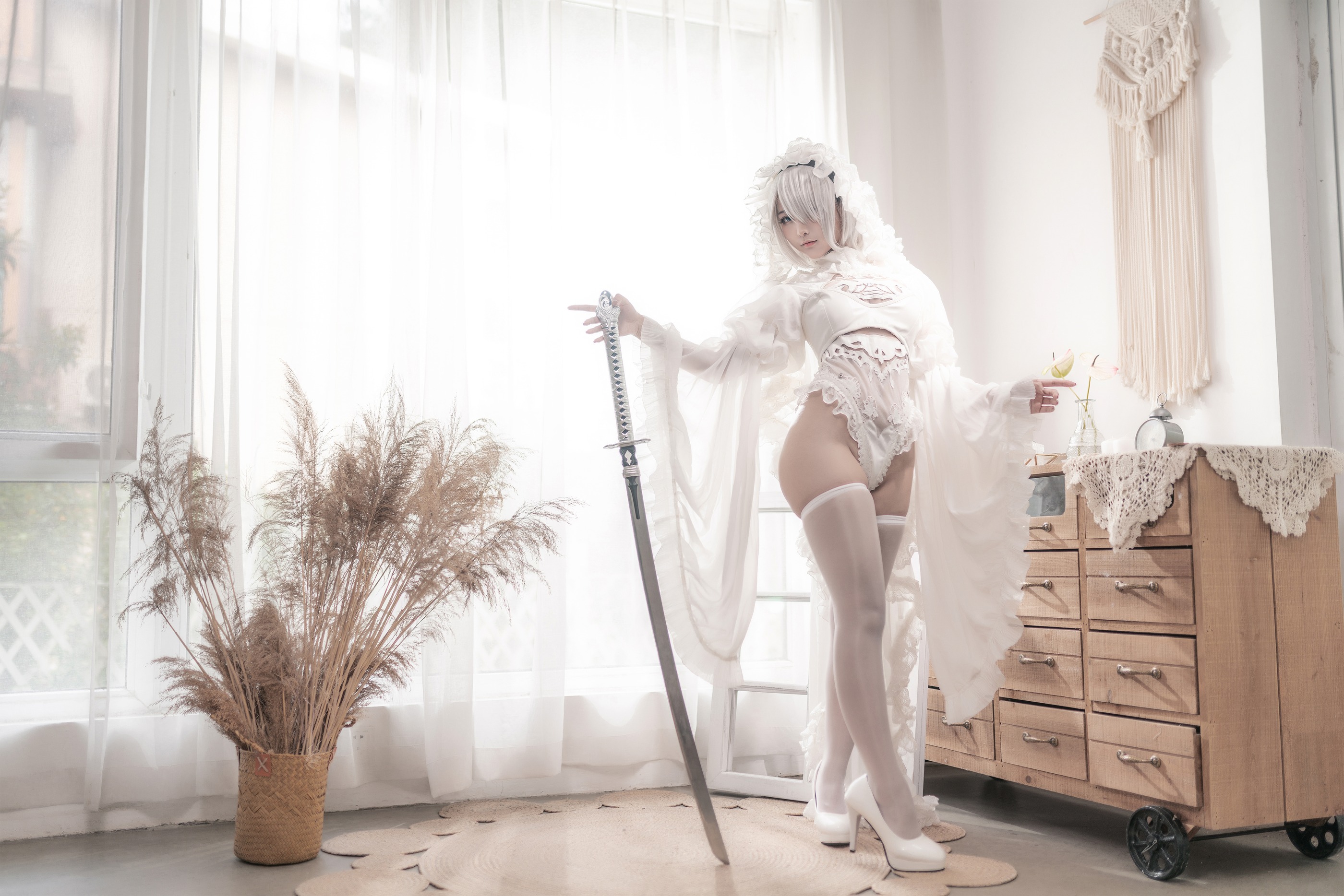 图片[1]-蠢沫沫 – NO.118 尼尔纪元 白花嫁 [20P]-XikXak